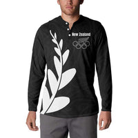 Personalised New Zealand Canoeing Special Jersey Button Sweatshirt