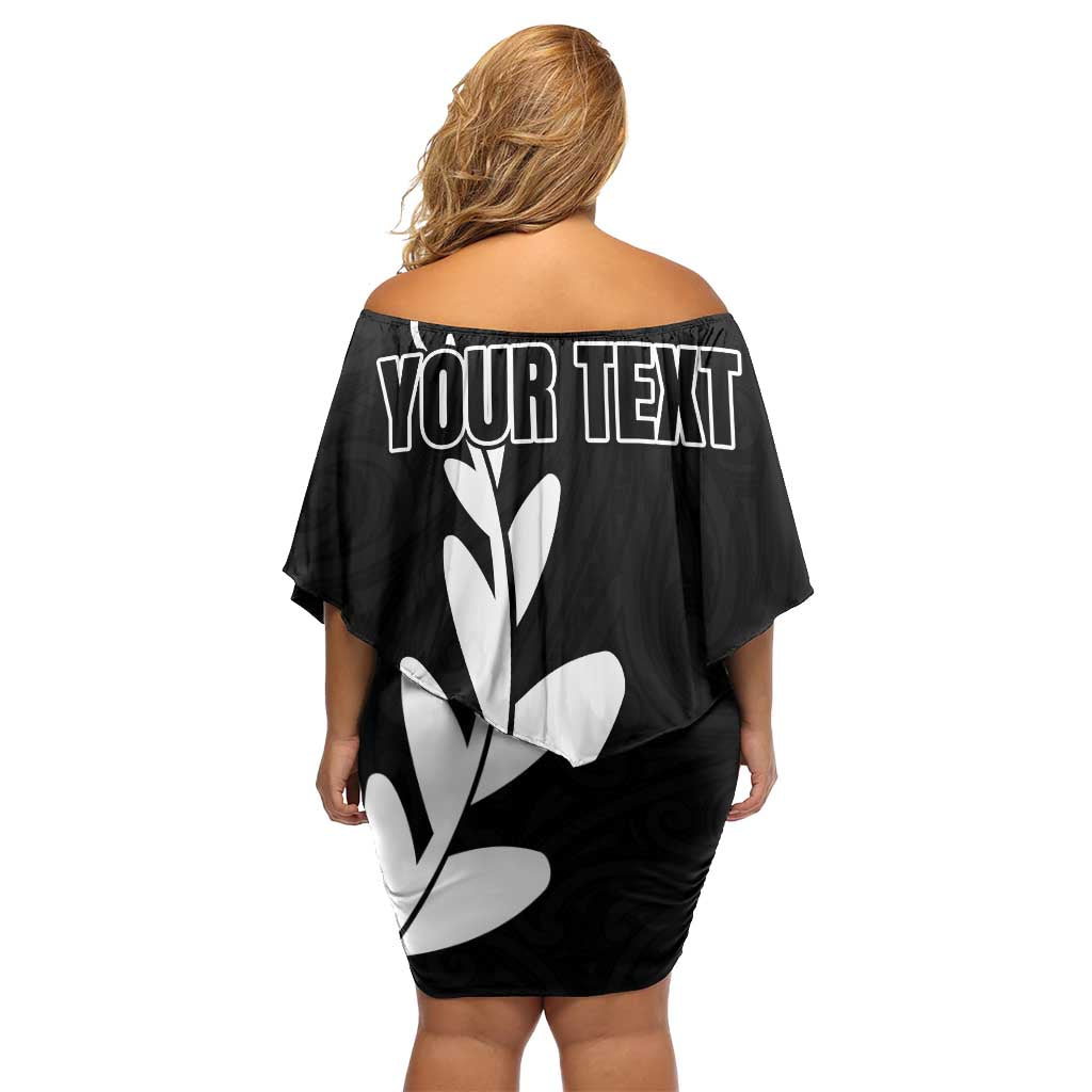 Personalised New Zealand Canoeing Special Jersey Family Matching Off Shoulder Short Dress and Hawaiian Shirt LT03 - Polynesian Pride