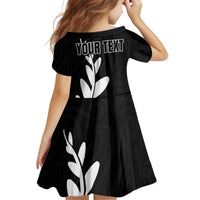 Personalised New Zealand Canoeing Special Jersey Kid Short Sleeve Dress