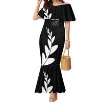 Personalised New Zealand Canoeing Special Jersey Mermaid Dress