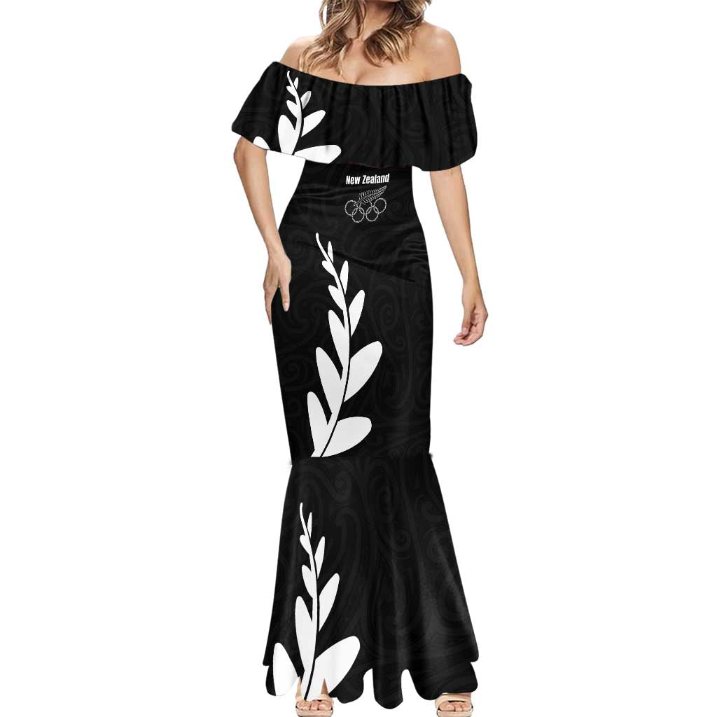 Personalised New Zealand Canoeing Special Jersey Mermaid Dress