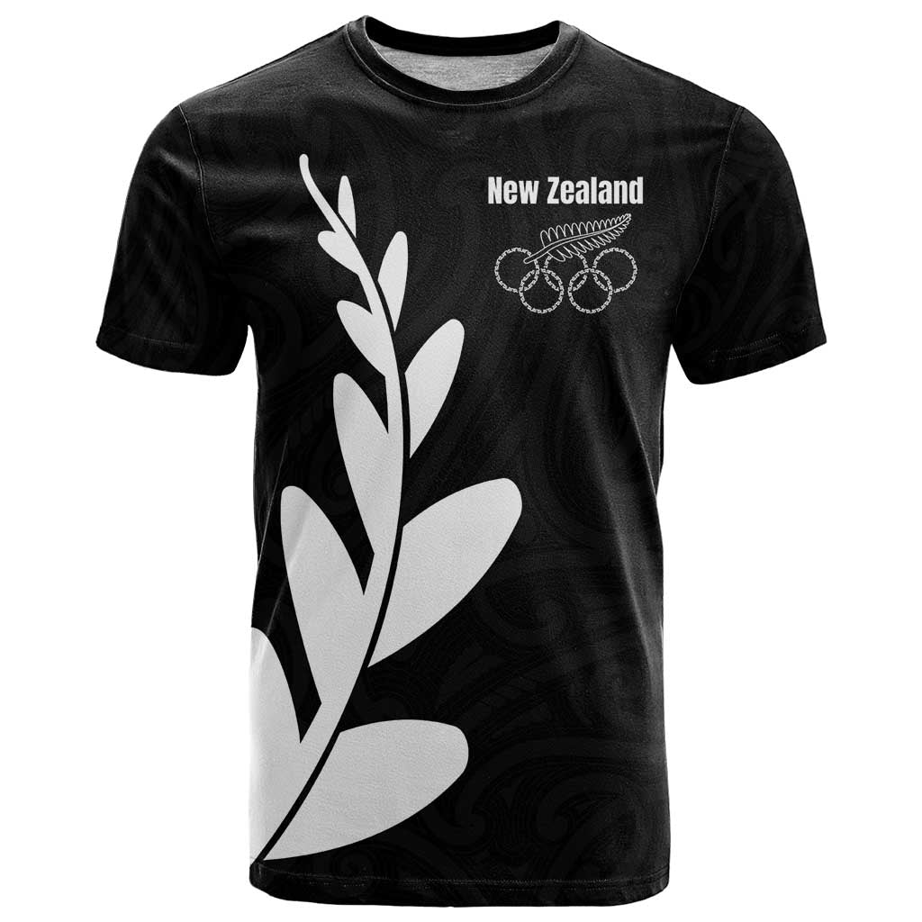 Personalised New Zealand Canoeing Special Jersey T Shirt LT03 Black - Polynesian Pride