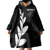 Personalised New Zealand Canoeing Special Jersey Wearable Blanket Hoodie