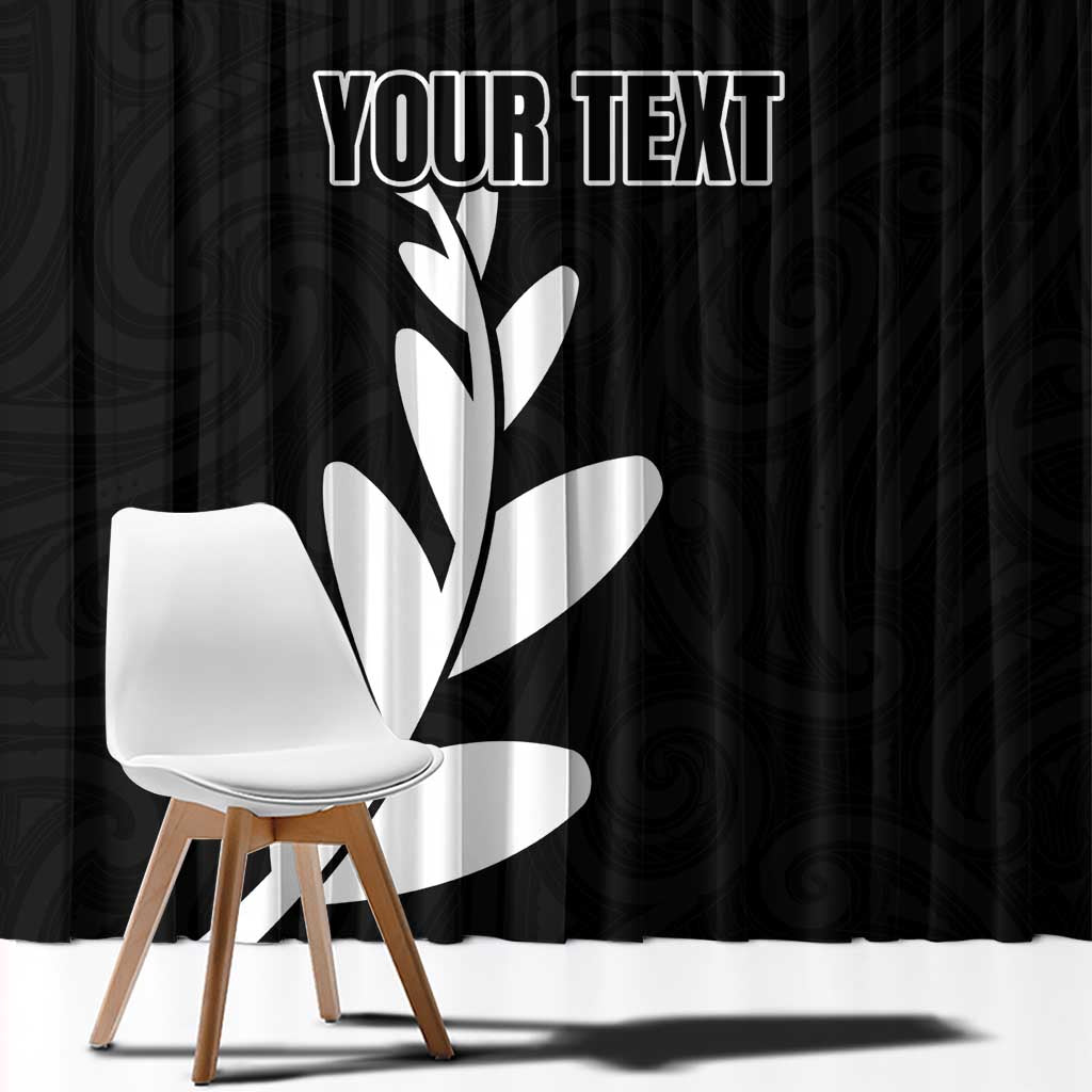 Personalised New Zealand Canoeing Special Jersey Window Curtain