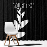 Personalised New Zealand Canoeing Special Jersey Window Curtain