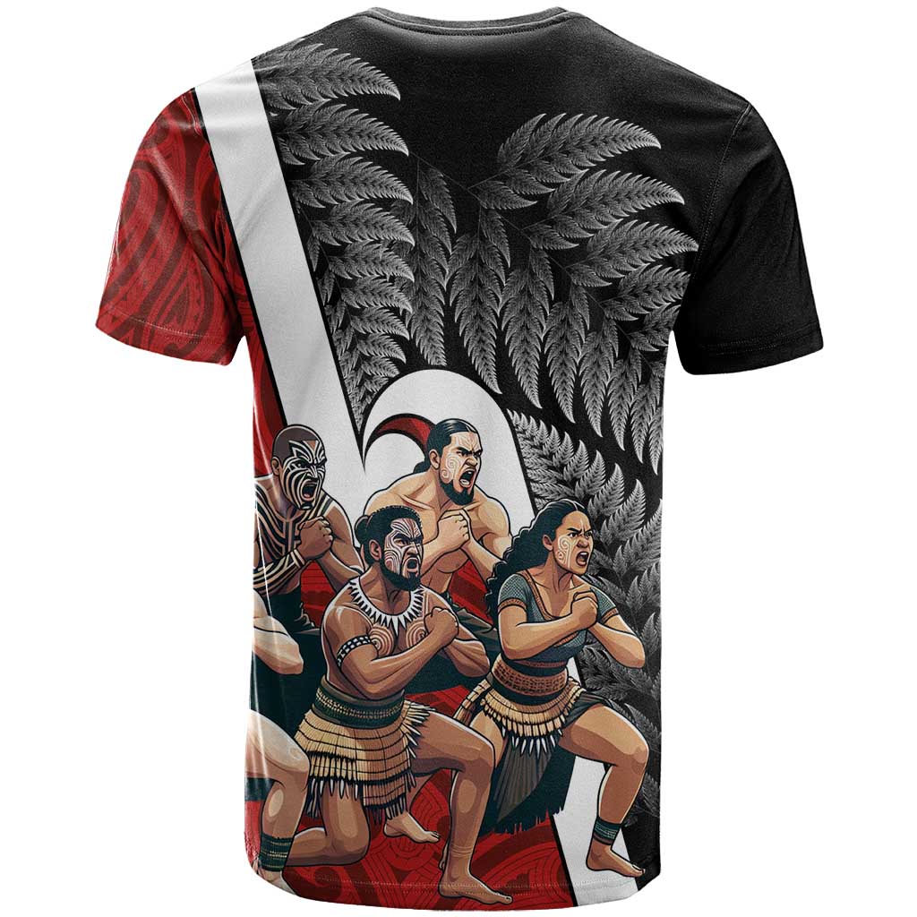 New Zealand Te Matatini T Shirt Kapa Haka and Silver Fern - Maori Art Pattern LT03 - Polynesian Pride