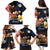 American Samoa Flag Day Family Matching Puletasi and Hawaiian Shirt Polynesian Tatau Art and Plumeria