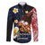 American Samoa Flag Day Family Matching Puletasi and Hawaiian Shirt Polynesian Tatau Art and Plumeria