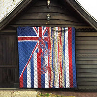 Hawaiian Sea Animals Quilt with Lei and Flag Style