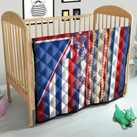 Hawaiian Sea Animals Quilt with Lei and Flag Style