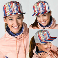 Hawaiian Polynesian Tribal Turtles Mesh Trucker Cap with Lei and Flag Style