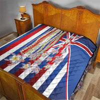 Hawaiian Polynesian Tribal Turtles Quilt with Lei and Flag Style LT03 - Polynesian Pride
