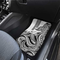 Hawaiian Tribal Manta Ray Car Mats Kakau Tattoo and Polynesian Art Motif Pattern
