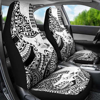 Hawaiian Tribal Manta Ray Car Seat Cover Kakau Tattoo and Polynesian Art Motif Pattern LT03 - Polynesian Pride
