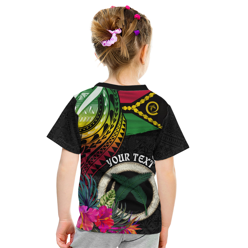 Vanuatu 44th Anniversary Kid T Shirt Boars Tusk Tugeta Yumi Selebretem Indipendens Dei