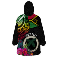 Personalised Vanuatu 44th Anniversary Wearable Blanket Hoodie Boars Tusk Tugeta Yumi Selebretem Indipendens Dei LT03 - Polynesian Pride