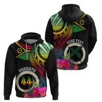 Vanuatu 44th Anniversary Zip Hoodie Boars Tusk Tugeta Yumi Selebretem Indipendens Dei