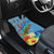 Fiji Day Car Mats Tagimoucia Flower and Melanesia Pattern