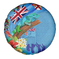 Fiji Day Spare Tire Cover Tagimoucia Flower and Melanesia Pattern LT03 - Polynesian Pride