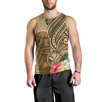 Hawaii Kanaloa Tiki Men Tank Top Polynesian Tattoo and Tapa Pattern LT03 - Polynesian Pride
