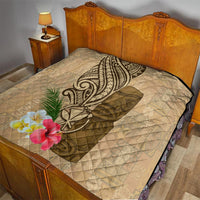 Hawaii Kanaloa Tiki Quilt Polynesian Tattoo and Tapa Pattern