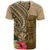 Hawaii Kanaloa Tiki T Shirt Polynesian Tattoo and Tapa Pattern