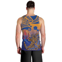 Hawaiki Nui Va'a Solo French Polynesia Men Tank Top Sunset Color