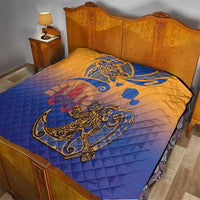 Hawaiki Nui Va'a Solo French Polynesia Quilt Sunset Color LT03 - Polynesian Pride