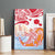 Hawaiki Nui Va'a Solo French Polynesia Canvas Wall Art Red Color