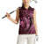 Aloha Hawaii Hammerhead Shark Women Sleeveless Polo Shirt Pink Kakau and Polynesian Tattoo LT03