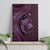 Aloha Hawaii Hammerhead Shark Canvas Wall Art Purple Kakau and Polynesian Tattoo LT03