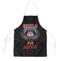 American Samoa Fautasi Apron Pago Pago Aeto and Iseula o le Moana of Fagatogo Black Color - Polynesian Pride