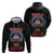 American Samoa Fautasi Hoodie Pago Pago Aeto and Iseula o le Moana of Fagatogo Black Color - Polynesian Pride