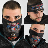 American Samoa Fautasi Neck Gaiter Pago Pago Aeto and Iseula o le Moana of Fagatogo Black Color LT03 - Polynesian Pride