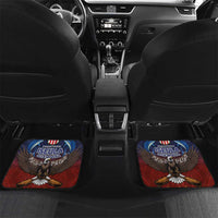 American Samoa Fautasi Car Mats Pago Pago Aeto and Iseula o le Moana of Fagatogo Red-Blue LT03 Set 2pcs - Back Blue - Polynesian Pride