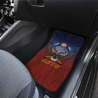 American Samoa Fautasi Car Mats Pago Pago Aeto and Iseula o le Moana of Fagatogo Red-Blue LT03 - Polynesian Pride