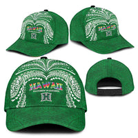 Hawaii Rainbow Warriors Classic Cap Polynesian Motif Green Color LT03 - Polynesian Pride