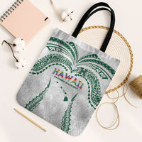 Hawaii Rainbow Warriors Tote Bag Polynesian Motif White Color