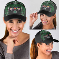 Hawaii Rainbow Warriors Classic Cap Polynesian Motif Black Color LT03 - Polynesian Pride
