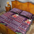 Hawaii Mele Kalikimaka Quilt Bed Set Aloha and Christmas Elements Patchwork Pink Style LT03 - Polynesian Pride