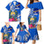 Personalised Nauru Coat of Arms Family Matching Mermaid Dress and Hawaiian Shirt Tropical Flower Polynesian Pattern LT03 - Polynesian Pride