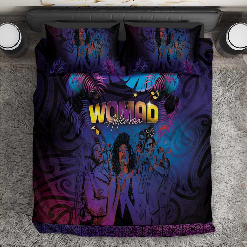 Aotearoa Arts Festival 2025 Bedding Set Maori Music Art Dance - Rhythmic Vibes