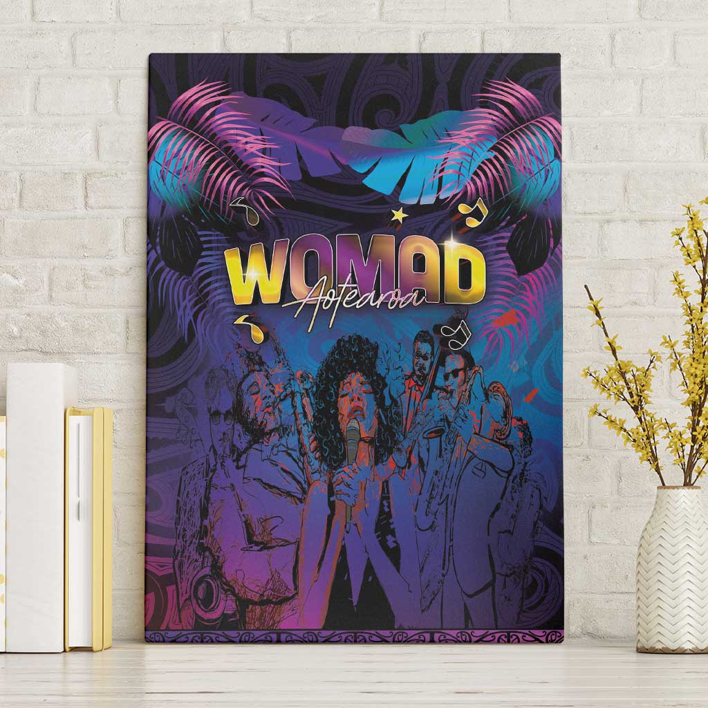 Aotearoa Arts Festival 2025 Canvas Wall Art Maori Music Art Dance - Rhythmic Vibes