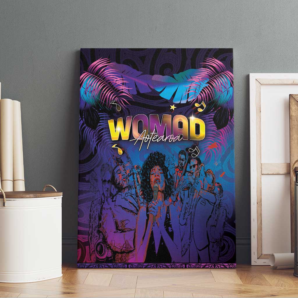 Aotearoa Arts Festival 2025 Canvas Wall Art Maori Music Art Dance - Rhythmic Vibes