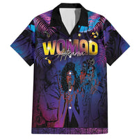 Aotearoa Arts Festival 2025 Family Matching Off Shoulder Short Dress and Hawaiian Shirt Maori Music Art Dance - Rhythmic Vibes LT03 Dad's Shirt - Short Sleeve Black - Polynesian Pride