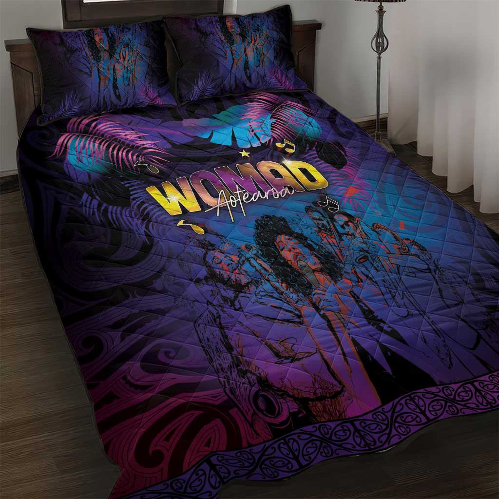 Aotearoa Arts Festival 2025 Quilt Bed Set Maori Music Art Dance - Rhythmic Vibes