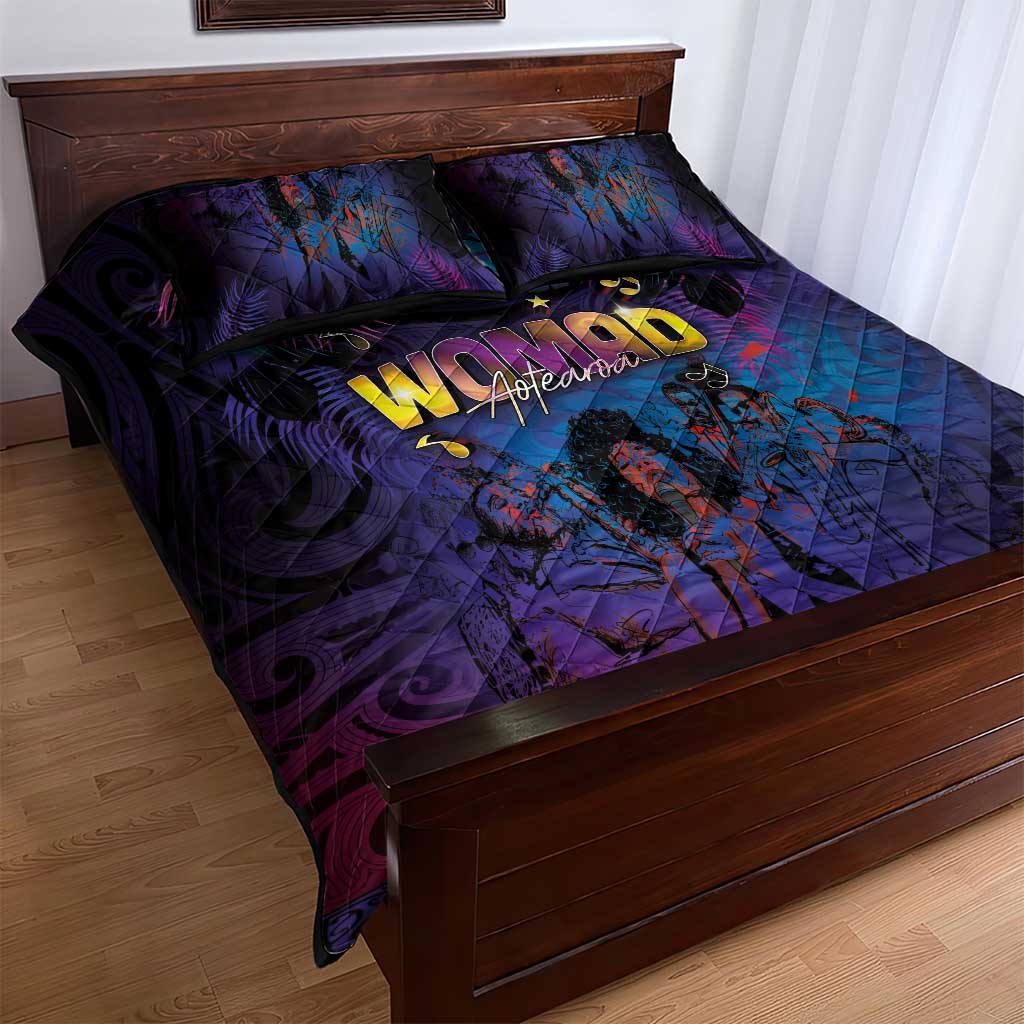 Aotearoa Arts Festival 2025 Quilt Bed Set Maori Music Art Dance - Rhythmic Vibes