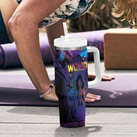 Aotearoa Arts Festival 2025 Tumbler With Handle Maori Music Art Dance - Rhythmic Vibes LT03 - Polynesian Pride
