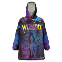 Aotearoa Arts Festival 2025 Wearable Blanket Hoodie Maori Music Art Dance - Rhythmic Vibes