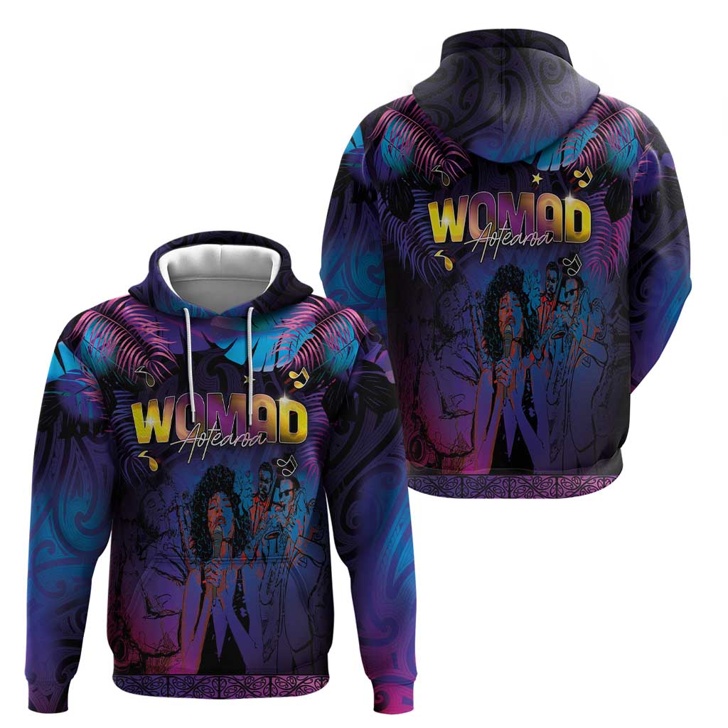 Aotearoa Arts Festival 2025 Zip Hoodie Maori Music Art Dance - Rhythmic Vibes